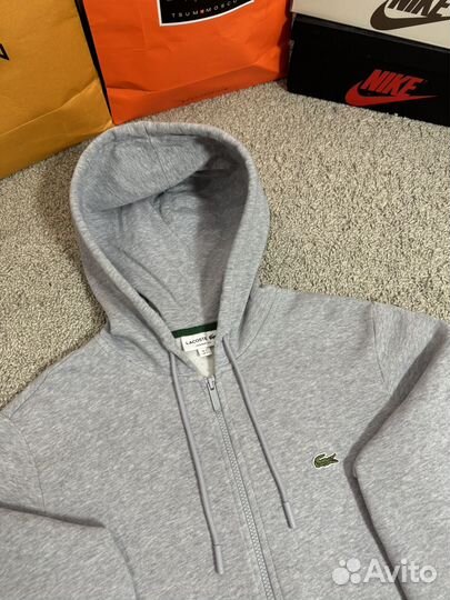 Оригинальное зип-худи Lacoste
