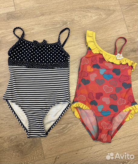 Купальники для девочки 2-7 лет