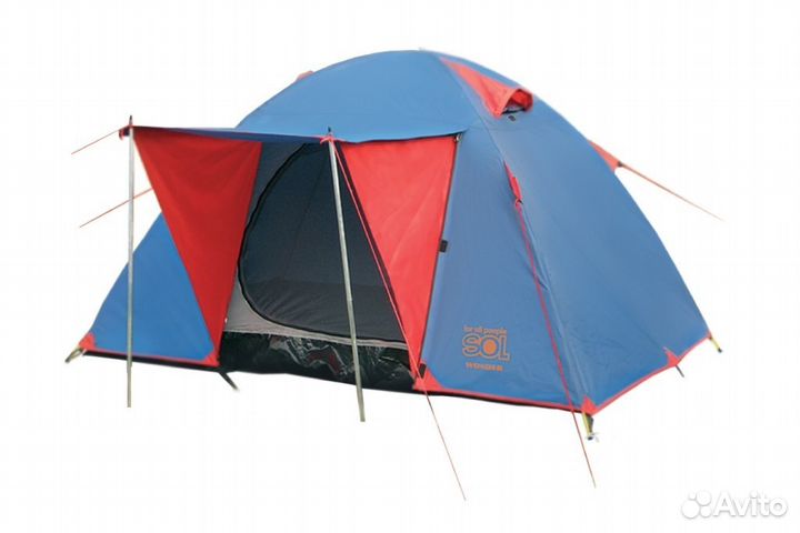 Палатка 2-х местная 220х160х110 Sol Wonder2 новая