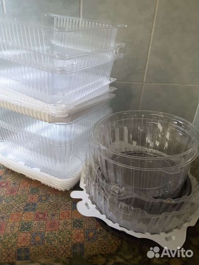 Упаковка из-под тортов,капкейков,пряников