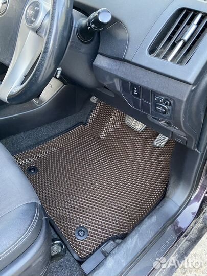 Авто коврики Eva 3D с бортиками toyota prius 30