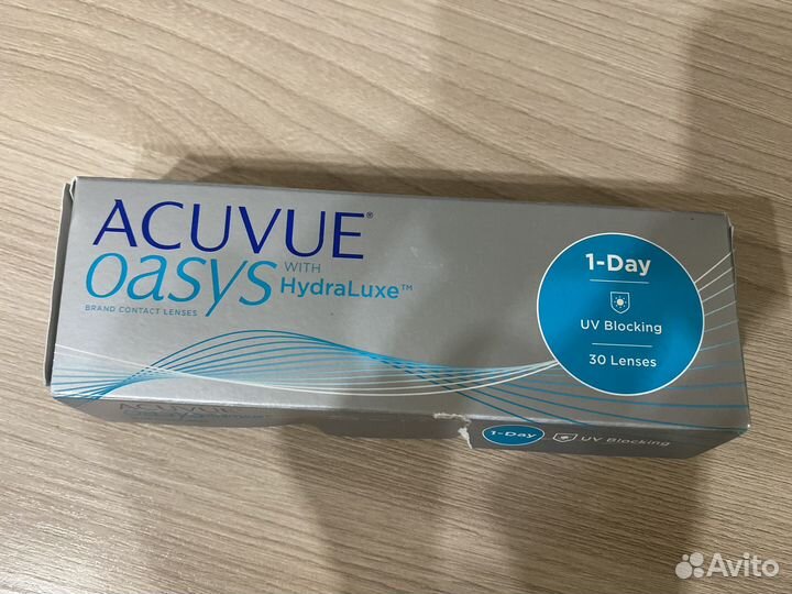 Однодневные контактные линзы Acuvue 1-Day Oasys