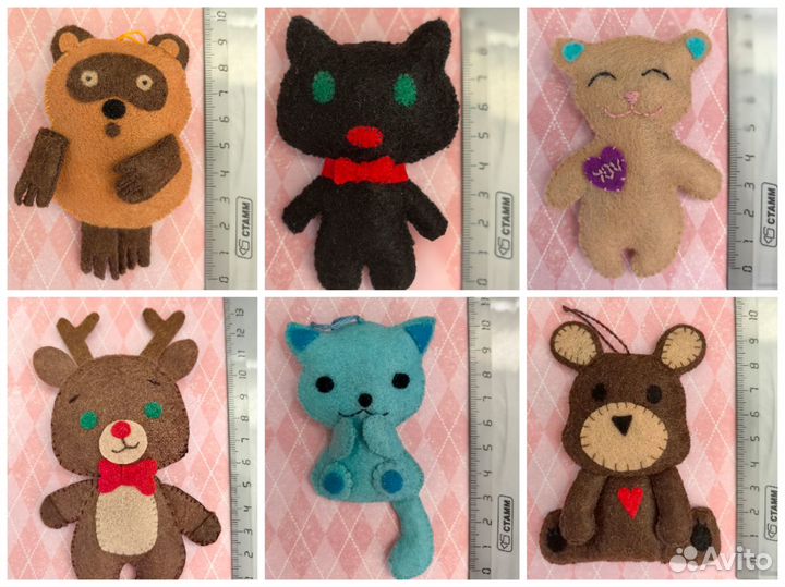 Фетровые игрушки