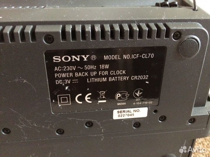 Радиочасы, радиобудильник Sony ICF-CL70 Dream Mash