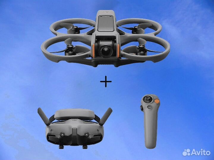 Дрон DJI Avata 2 Fly More Combo (Three Batteries) - модернизированная версия