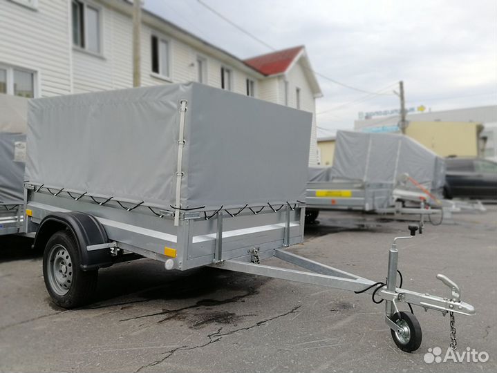 Прицеп Койра 2.0*1.30м с тентом 74см