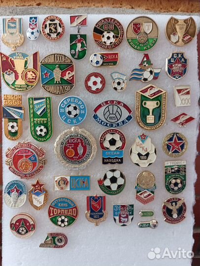 Значки Спартак Ц С К А Динамо Торпедо футбол