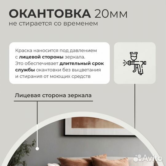 Зеркало на заказ по эскизу