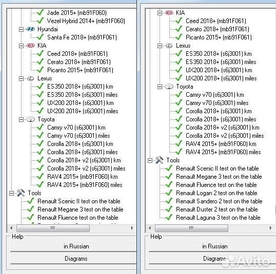 STool ST013 (Subaru OBD2)