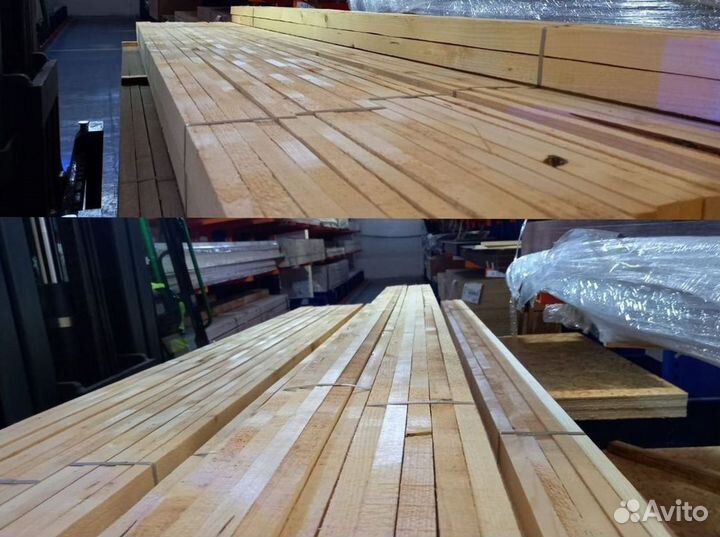 Рейка обрезная сухая 24*48*3000 мм сорт 1-2