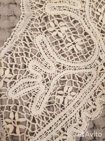 Воротник двойной, кружево, новый