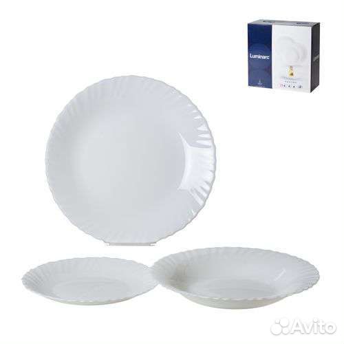 Новый набор столовой посуды luminarc 18 предметов