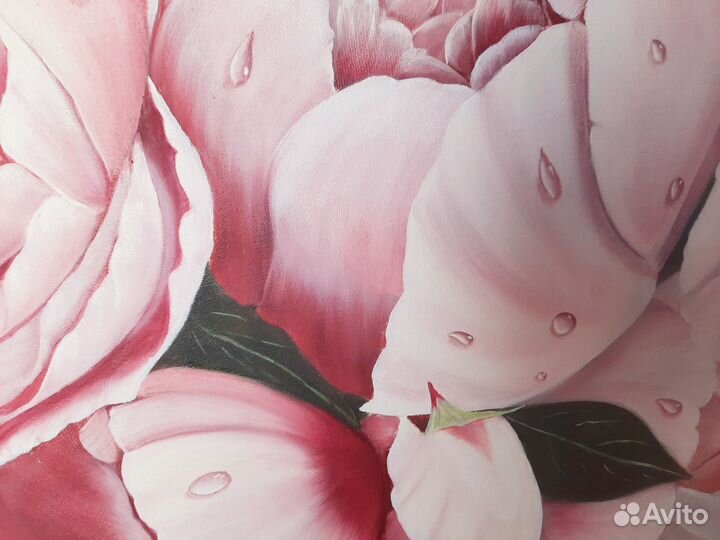 Большая интерьерная картина маслом 