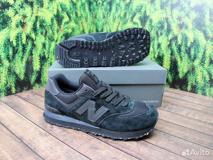 Кроссовки New balance 574 Чорний