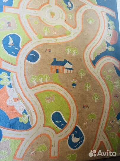 Ковер детский с дорогами