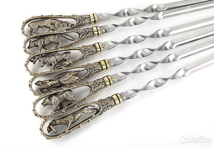 Шампура подарочные герб РФ и другие