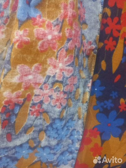 Ткань фланель СССР Красная Талка винтаж