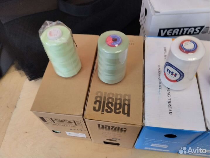 Нитки швейные бабины