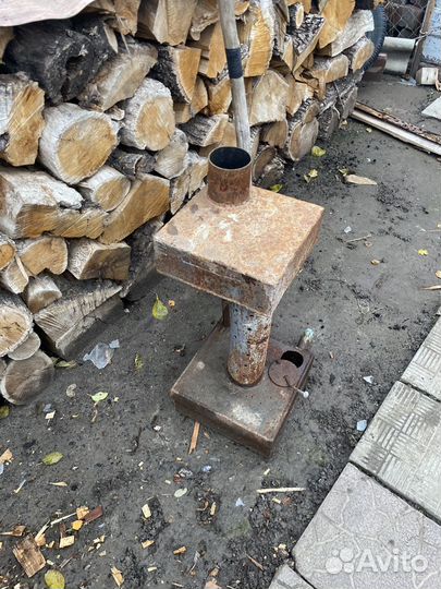 Печь буржуйкана на отработке