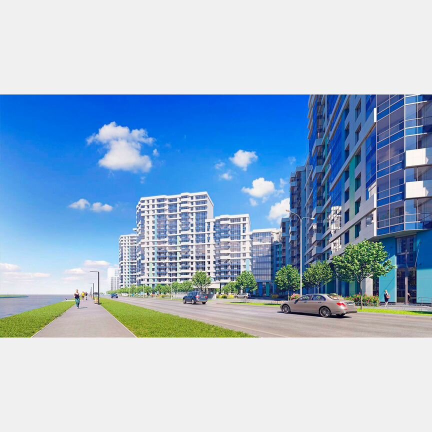 3-к. квартира, 85 м², 2/20 эт.