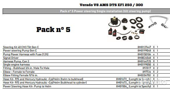 Лодочный мотор (плм) Mercury F250XL DS verado V8