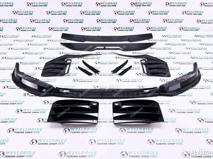 Сплиттер спойлер козырек жабры BMW M2 G87