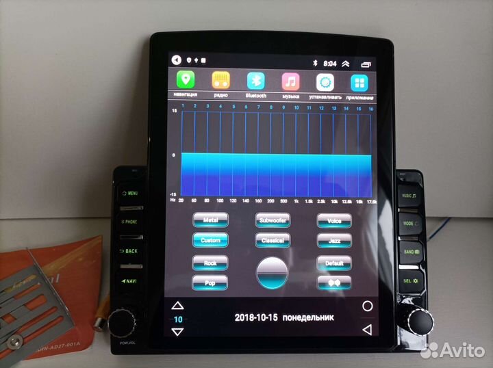 2din android Tesla 1/16гб