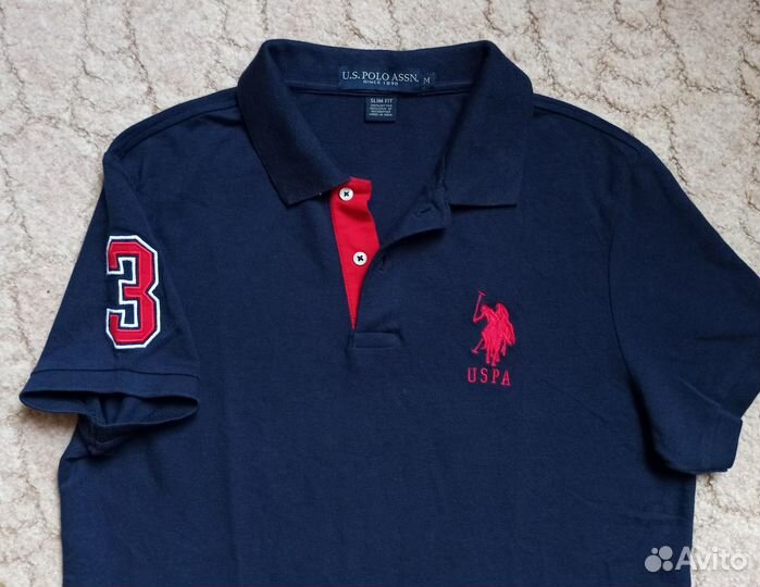 Футболка Поло U.S. Polo Assn. / Uspa Оригинал