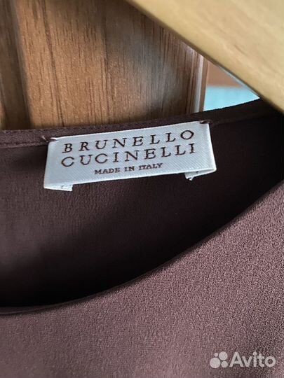 Платье шелковое Brunello Cucinelli