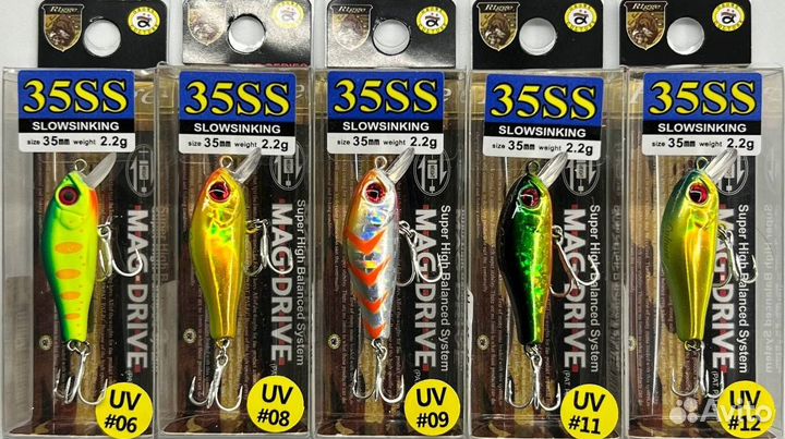 Воблеры ZipBaits Rigge 35SS