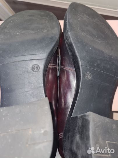 Лоферы женские 40 размер натуральная кожа