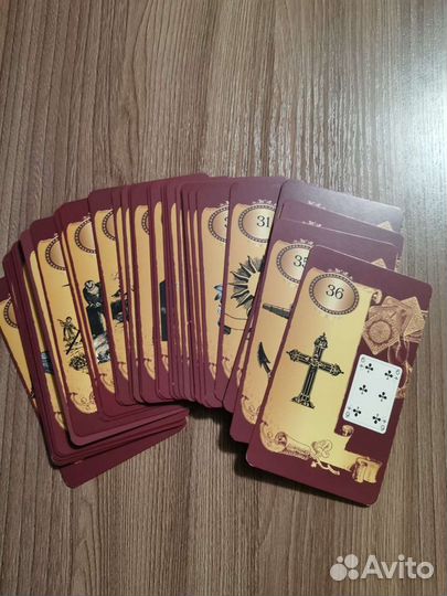 Гадания Марии Ленорман (2 книги+36 карт+талисман)