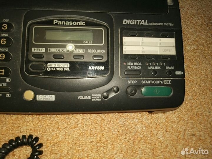 Факс Panasonic KX-F680 Автоответчик