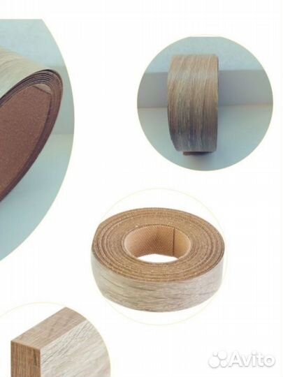 Кромка мебельная с клеем 40мм, 4,3 м, дуб сонома