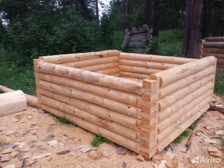 Сруб бани 3х3