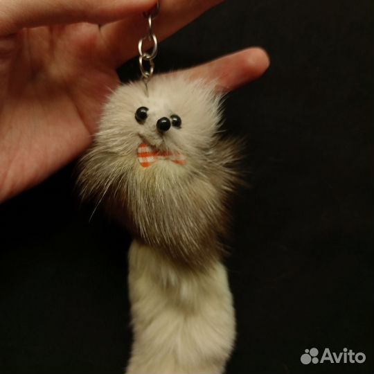 Брелок пушистый обвес y2k vintage 2000's archive