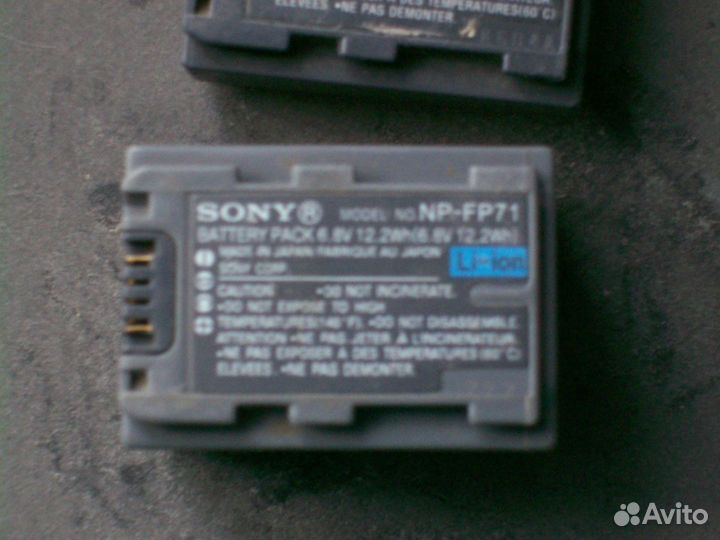 Аккумулятор для видеокамеры sony