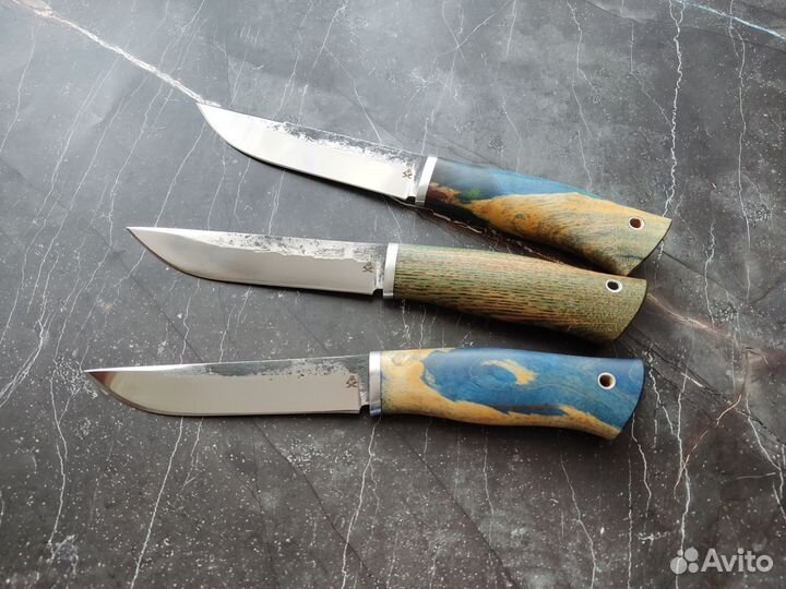 Нож ручной работы, х12мф ков, стаб, дюраль