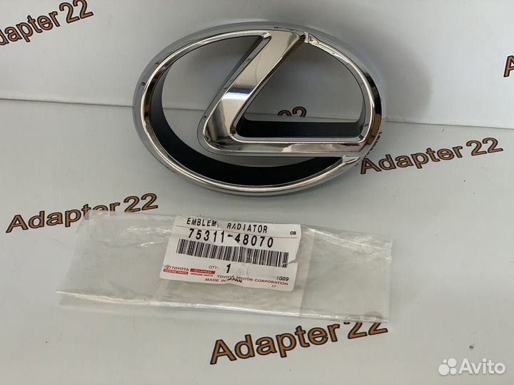 Эмблема в решетку lexus RX330/350 03-08. Оригинал
