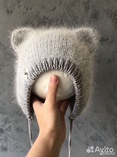 Шапка с ушками