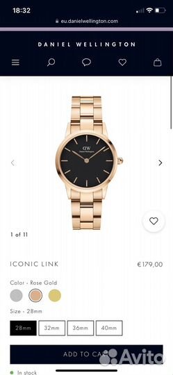Часы daniel wellington