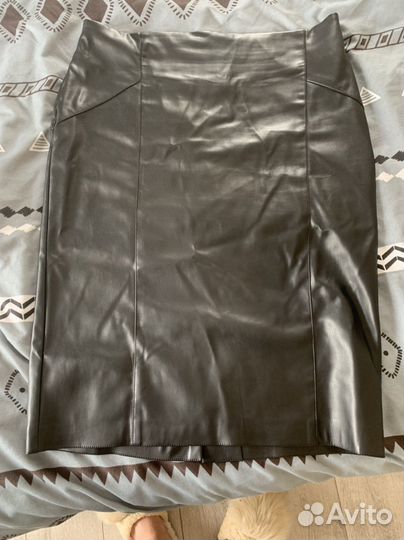 Кожаная юбка