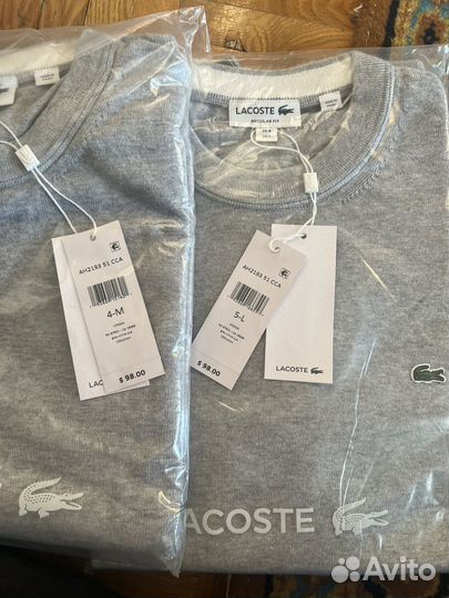 Толстовка lacoste