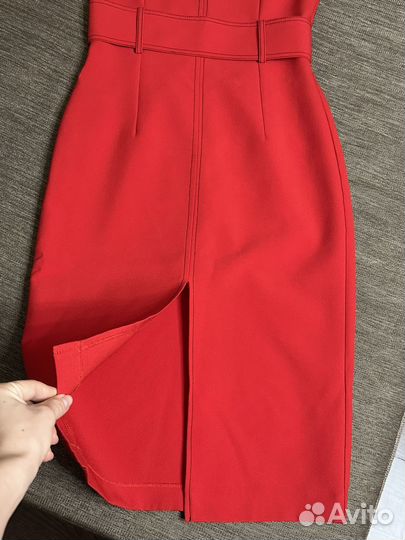 Платье zara S красное женское