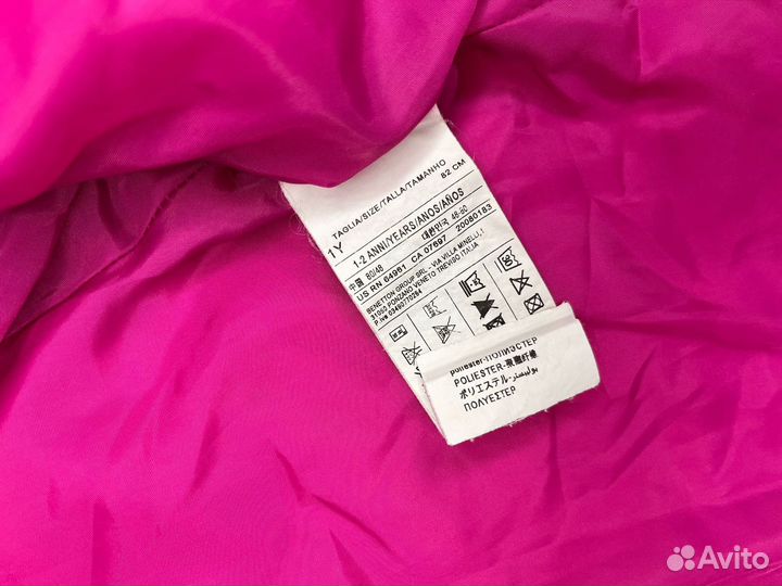 Куртка для девочки 1 год Benetton