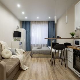 Квартира-студия, 28 м², 2 кровати