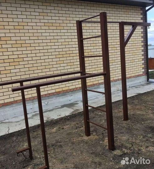 Уличный турник брусья