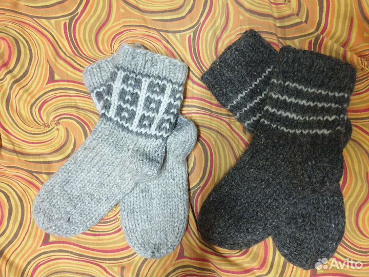Носки вязаные 42-43р толстая нить