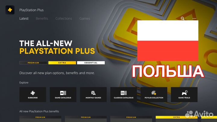 Подписка PlayStation Plus Poland