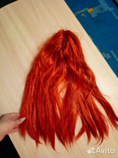 Волосы искусственные на заколке